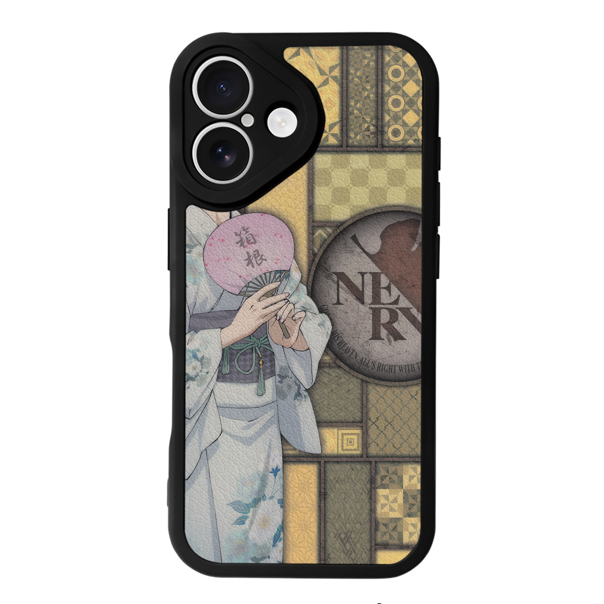 （画像用） EVA 新世紀エヴァンゲリオン 【iPhone 16シリーズ対応】シリコンスマホケース（レザー調） 材質：シリコン